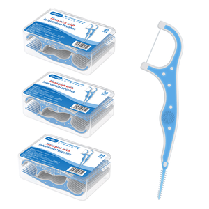 Kebersihan mulut lengkap alat bantu kesehatan gigi pilihan benang dengan sikat Interdental tusuk gigi fitur bersih - Product Image 1