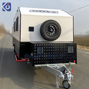 Remorque de camping CAMPTRL Overland avec cuisine arrière, boîte de rangement, éclairage LED, configuration <span class=keywords><strong>Basecamp</strong></span> - Product Image 5
