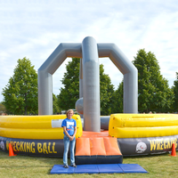 Arène de jeu gonflable interactif, grande jouet en Pvc, équipement de Sport, boule de montage