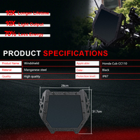 Pare-brise de moto à prix de gros, déflecteur de vent, carénage avant, protection de pare-brise pour accessoires Honda Cross Cub CC110