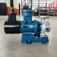 Pompa Sentrifugal Transfer Air Minyak Kimia Horizontal Anti Ledakan Berbahan Besi Cor Baja Tahan Karat Tembaga dengan Motor untuk Penggunaan Industri