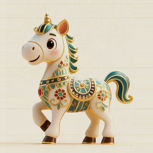 ม้าน้อยที่สุดสร้างสรรค์มรดกทางวัฒนธรรมที่จับต้องไม่ได้ - Product Image 1