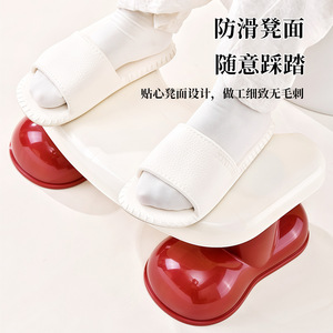 Toilet Footstool <b>Plastic</b> Anti-Slip Bathroom <b>Stool</b> For Comfortable Toilet Use - Product Image 2