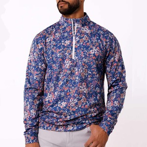 Personalized Custom Design Embroidered <strong>1</strong> 4 Quarter Half <strong>Zip</strong> Custom Pullover <strong>Sweatshirt</strong> - Product Image 1
