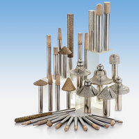 Brocas de Diamante Soldadas al Vacío, Herramientas OEM, Fresas de Diamante para Materiales de Cuarzo Artificial