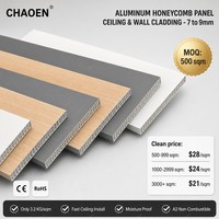 Panneau en nid d'abeille en aluminium haute performance, isolation acoustique, ignifuge, résistant à la corrosion, pour la décoration multi-scènes