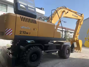 Excavadora de ruedas HYUNDAI 210W-7 210W-9 original Coreana de segunda mano en excelentes condiciones en stock - Product Image 3