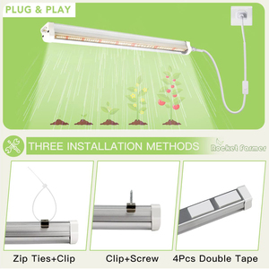 Siêu sáng cao umol quang phổ đầy đủ Samsung lm281b Pro 660nm 4000K phát triển đèn 4ft 120cm 30W T5 ống Led nhà máy phát triển ánh sáng - Product Image 5