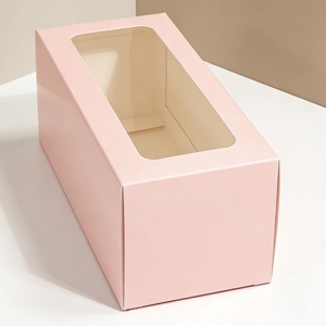 Custom Rectangular Gift Boxes with a clear Front Window Are Ideal for Packaging Single <strong>Items</strong> in <strong>Ecofriendly</strong> Cardboard Gift Boxes - Product Image 3