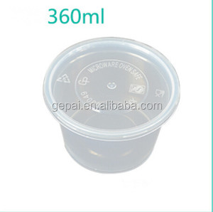 Usine directe 360ML récipient alimentaire <span class=keywords><strong>jetable</strong></span> sans BPA en <span class=keywords><strong>plastique</strong></span> hermétique à emporter <span class=keywords><strong>saladier</strong></span> avec couvercle pour les déjeuners - Product Image 5