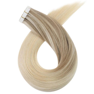 Extensiones de cinta hipoalergénica Cabello virgen de doble estiramiento Grado médico certificado para pelucas de quimioterapia Color teñido - Product Image 5