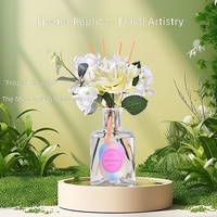 Konservierte Blumen Geschenkbox Aromatherapie-Deko - Langanhaltender Jasmin-Duft für den Hausgebrauch