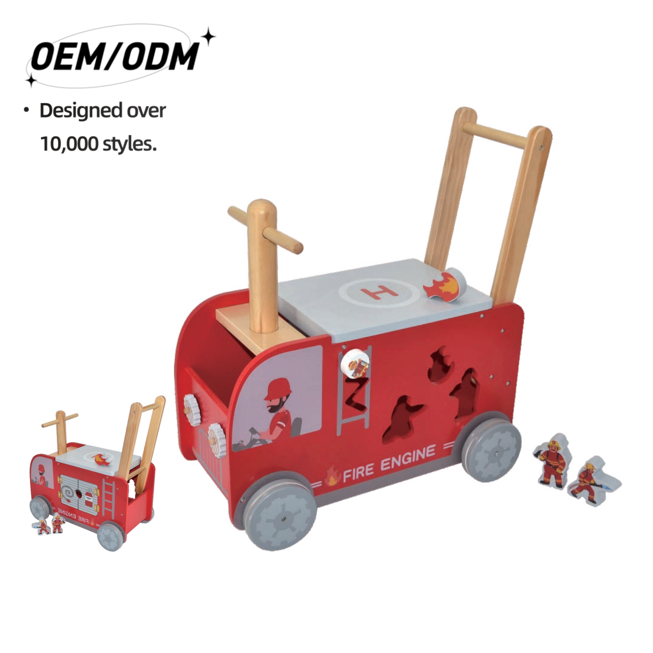 Fire Engine Walking Cart
