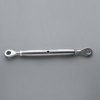 Marine Edelstahl Yacht Drahtseil-Spanner 316 Edelstahl Rigging-Schraube 3/16 Kleiner Körper Geschlossener Spannschrauben-Ösenverbinder