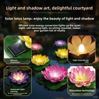 Lampes flottantes solaires en plastique IP65 étanches pour jardins et bassins extérieurs, lumières décoratives LED colorées