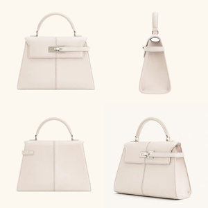 Borsa da Donna Premium in PU Stile Celebrità, Forma Trapezoidale, Tracolla Singola, Chiusura con Cerniera e Decorazione a Lucchetto, per Ordini all'Ingrosso, Collezione Estiva - Product Image 2