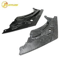 Cache-phare de compartiment moteur en fibre de carbone sèche pour BMW M4 G82 G83 M3 G80 G81, garniture de support en carbone, plaque de capot de remplacement