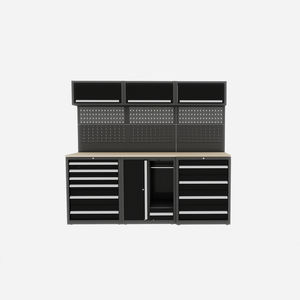 Armoires à outils modulaires RW, établi en acier, rangement de garage, armoire murale, chariot de service pour outils, boîte à outils, armoire à roulettes, acier de <span class=keywords><strong>72</strong></span> pouces - Product Image 1