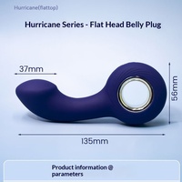 Bâton de massage vibrant électrique à tête plate 12 fréquences, plug anal et vaginal double usage, jouet sexuel pour adultes hommes et femmes