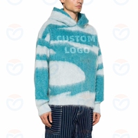 Pull en maille personnalisé OEM/ODM 2026 pour hommes – Chandail en mohair pour hommes