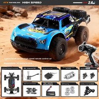 Voiture télécommandée sans balais transfrontalière, voiture de course RC professionnelle, rallye, escalade à grande vitesse, voiture jouet modifiée pour adultes