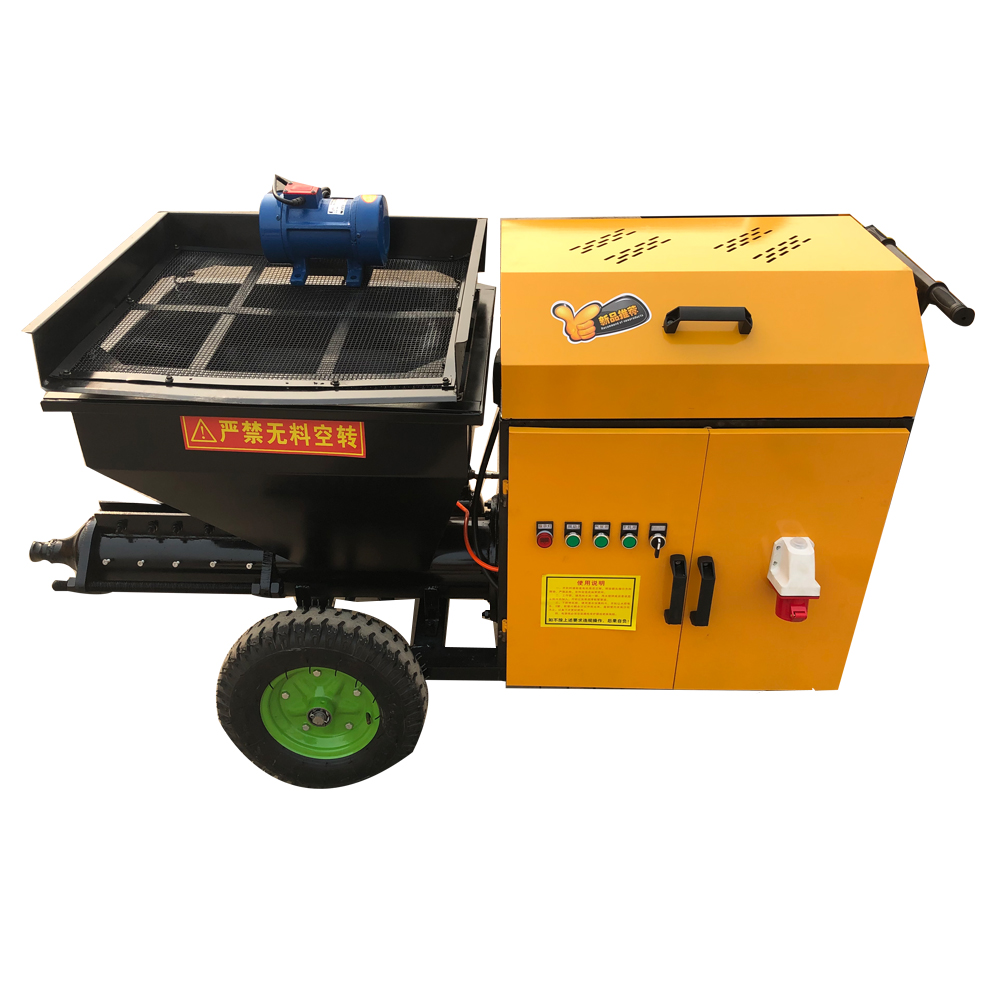 Construction Lime Plaster Paint Sprayer Wall Plastering Cement Automatic Gypsum Cement Putty Mortar Spraying Machine
