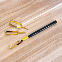 Couteau de potier, couteau à découper, grattoir à argile, outil de modelage, lame annulaire pour créer des textures, pointe remplaçable, manche noir