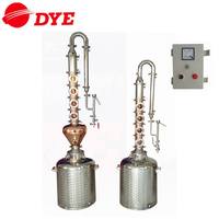 Industriële koperen distilleerkolomset - 4/6 inch refluxsysteem voor gin/wodka/fruitspirits distillatie (capaciteit 30L-300L)