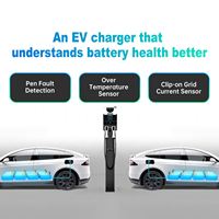 Cargador Inteligente para Vehículos Eléctricos de 7kW, 11kW, 22kW, Tipo 2, Cable de 5m, 4G WiFi, Wallbox para Hogar, Estacionamiento Comercial