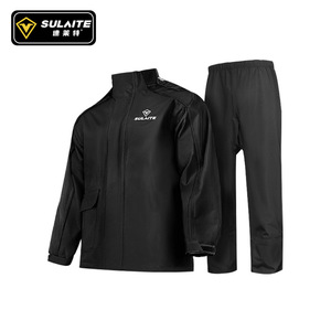 Conjunto de Impermeable para Motocicleta Sulait, Impermeable de Cuerpo Completo para Adultos, Poncho para Motocicleta Eléctrica, Diseño Dividido - Product Image 5