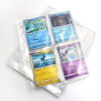 En stock: Hojas de recambio transparentes de PP de 11 orificios, negras, 3x3, gruesas, para álbumes de tarjetas y páginas interiores.