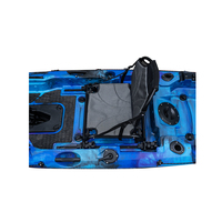 Pédale De pêche simple Kayak De Mer, vente en gros, siège unique en plastique canoë Kayak Kajak pédale Kayakdrove, 12.5