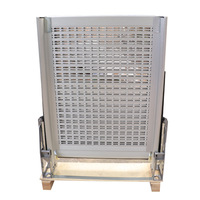 Rampe de chargement pour fauteuil roulant en alliage d'aluminium légère, pliable manuellement, antidérapante, perforée et ondulée, avec vérin à gaz