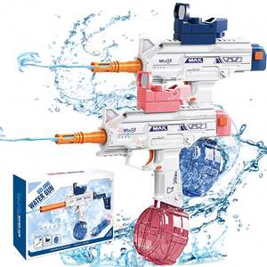 Pistola de Agua Eléctrica de Juguete Realista para Adultos, Pistola de Agua Potente con Logotipo, Color Rosa, Weal Maker Toysrunner, 1000 ml, Carga USB - Product Image 5