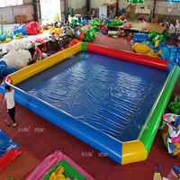 Piscine gonflable commerciale en PVC pour la pêche, bassin à canards, piscine gonflable pour événements extérieurs, location commerciale, taille personnalisée