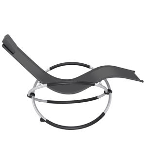 كرسي استرخاء خارجي جديد قابل للطي بدون جاذبية مع مسند للرأس، كرسي حديقة للاسترخاء - Product Image 3