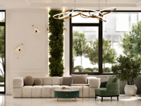 Aménagement intérieur de magasin de cosmétiques de luxe, étagères de présentation de produits de soin naturels verts avec équipement de boutique OEM ODM
