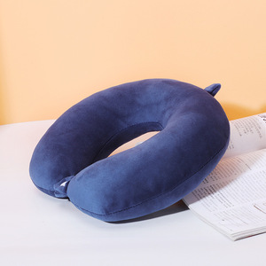 Cuscino da Viaggio a Forma di U Personalizzabile con Logo, Disponibile in Vari Colori, Cuscino Ergonomico in Schiuma per Adulti, Ideale per Aereo - Product Image 6