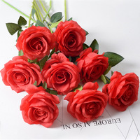 Roses artificielles en velours pour la décoration murale en cascade, bouquet de fleurs pour la maison, les mariages et la Saint-Valentin
