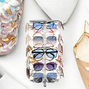 Hiện đại xách tay <span class=keywords><strong>Acrylic</strong></span> Kính mát Eyewear chủ hiển thị sinh thái thân thiện và có thể tái chế kính trường hợp cho Showcase - Product Image 2