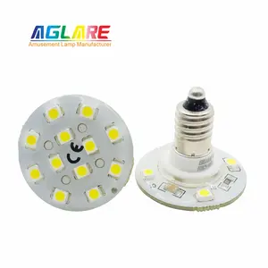 制造E10 Smd2835交流24V 60V 110V 220游乐园发光二极管灯泡E10凸圆形发光二极管Cameleon灯点灯