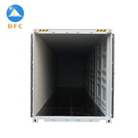 Conteneur maritime isotherme de 40 pieds à toit ouvert avec porte latérale ouverte et 4 portes latérales personnalisables