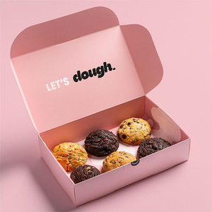 Customized Luxury Mini Bakery Cupcake Packaging Sweet Cake Bread Box
