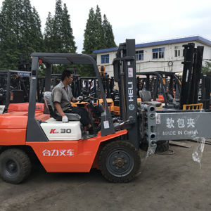 with Accessories Suzu Diesel Engine Gantry Japan Heli Forklift High Quality <b>Used</b> 3 Ton HeLi Manual Transmission Forklift - Product Image 3