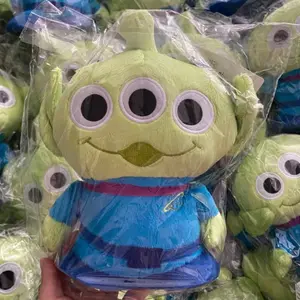 Hot Selling Cartoon Anime Three-Eyed Aliens Plush Doll Stitch Sullivans Little Monster Winny Bear Plush Toy