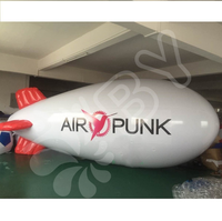 Modèle de dirigeable suspendu gonflable géant de fête ballon gonflable publicitaire personnalisé pour les événements