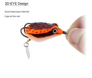 Señuelo <span class=keywords><strong>de</strong></span> pesca <span class=keywords><strong>de</strong></span> rana <span class=keywords><strong>de</strong></span> Tailandia con lentejuelas, señuelo <span class=keywords><strong>de</strong></span> <span class=keywords><strong>goma</strong></span> realista para pesca en agua - Product Image 4