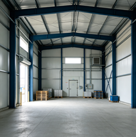 Entrepôt en acier personnalisable, grand hangar de stockage avec structure métallique durable