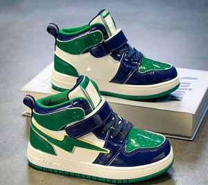 Scarpe da ginnastica <span class=keywords><strong>alte</strong></span> per bambini con suola morbida, traspiranti e impermeabili, ottimi scarpe sportive luminose per ragazzi, mocassini Mary Jane per la scuola - Product Image 5