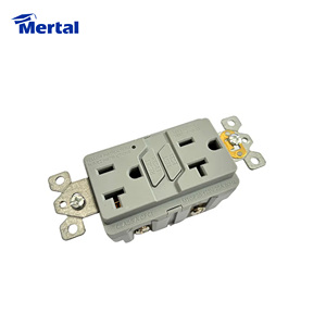 Mỹ thông minh ổ cắm tự kiểm tra Duplex 20amp 125V gfi TR Tamper kháng gfci Ổ cắm ổ cắm đựng - Product Image 2